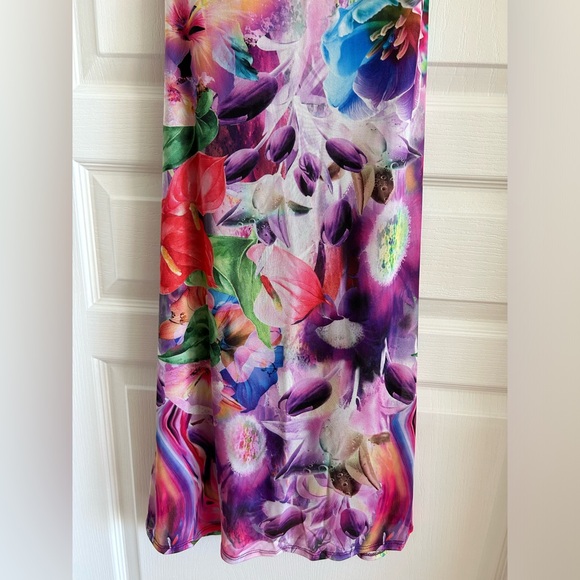 Fashion Nova Bahama Mama Maxi dress Purple Combo - Picture 6 of 7